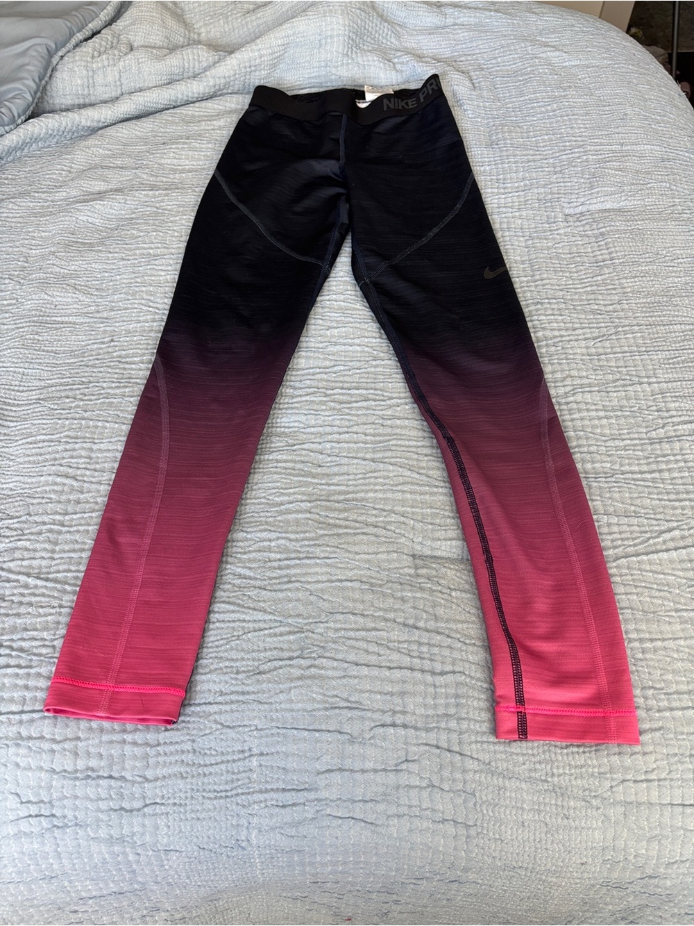 Nike Pro Hyperwarm Ombre Leggings Women Size Small